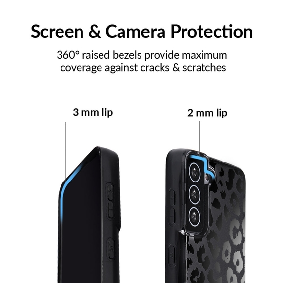 Black Leopard Samsung Galaxy S21 Case (used) - Picture 3 of 11